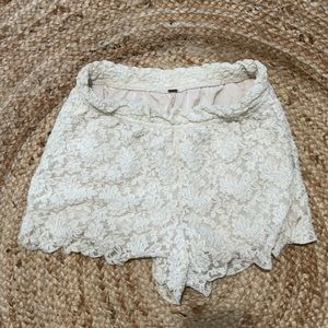 Free people lace shorts